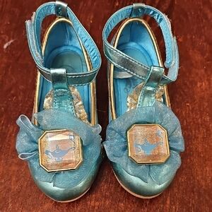Disney Teal and Gold Dress- Up Shoes